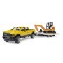 Bruder Masina RAM 2500 cu remorca si mini excavator Bruder - 5